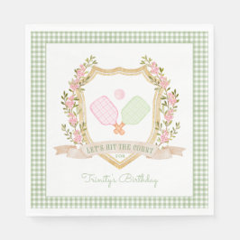 Låt oss Slått domstolen | Preppy Pickle Boll Birth Pappersservett