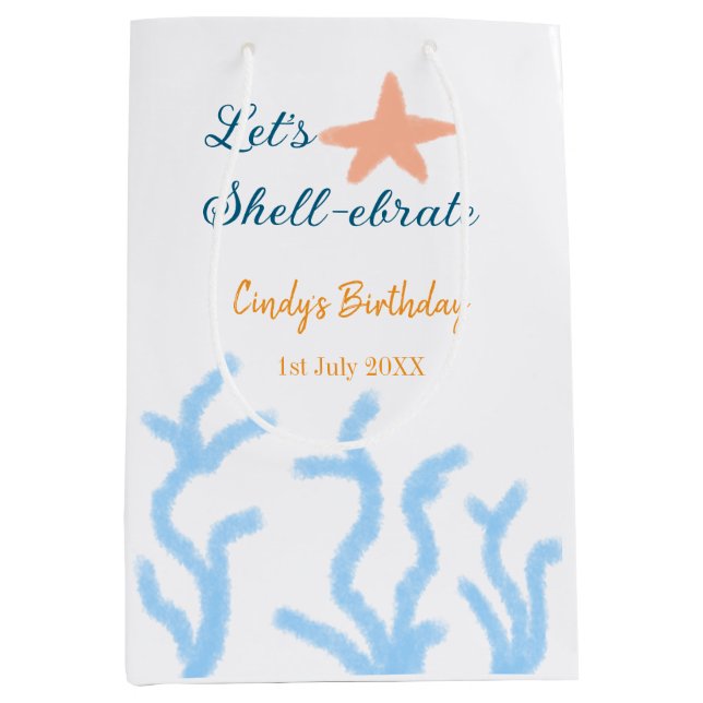 Låt oss snäcka under havets blå födelsedag (Framsidan)