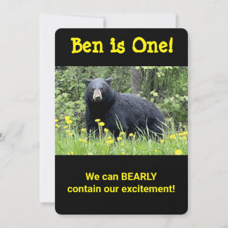 Låt oss Sök Vild Djurzoo första födelsedagsinbjuda Inbjudningar