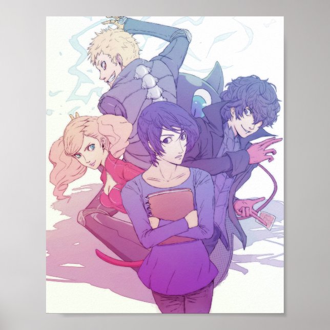 Låt oss Spara Yusuke! Personlig 5-design Poster (Framsidan)