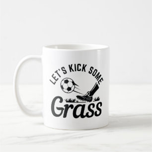 Låt oss sparka lite gräs kaffemugg