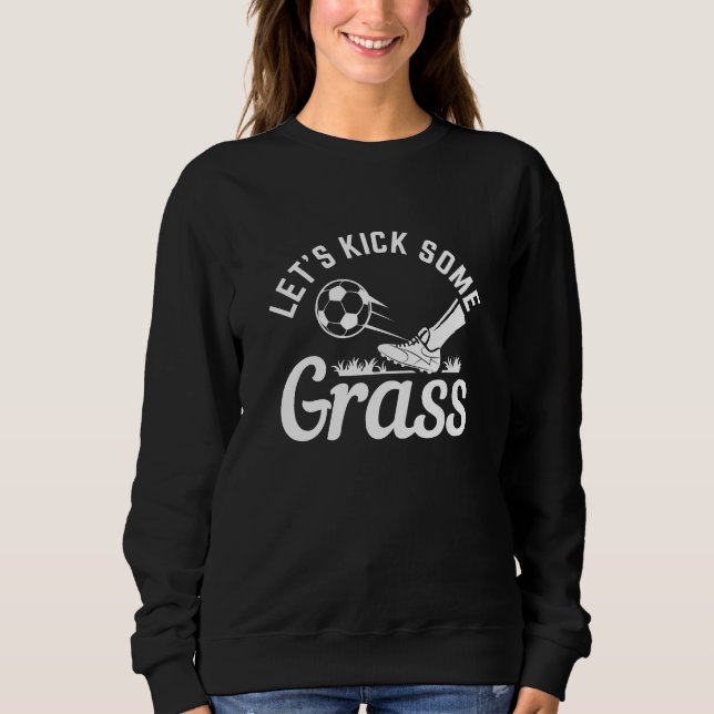 Låt oss sparka lite gräs t shirt (Framsida)