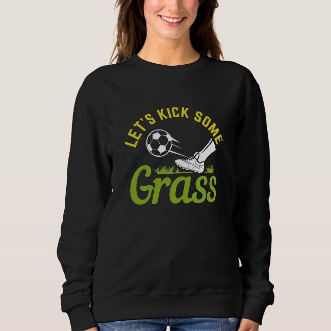 Låt oss sparka lite gräs t shirt (Framsida)