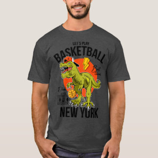 Låt oss spela basketboll vid New York T Shirt