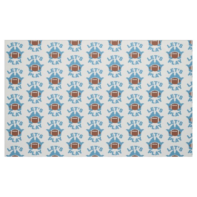 Låt oss spela fotboll tyg (Fat Quarter)