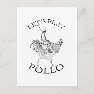 Låt oss spela Pollo! Vykort