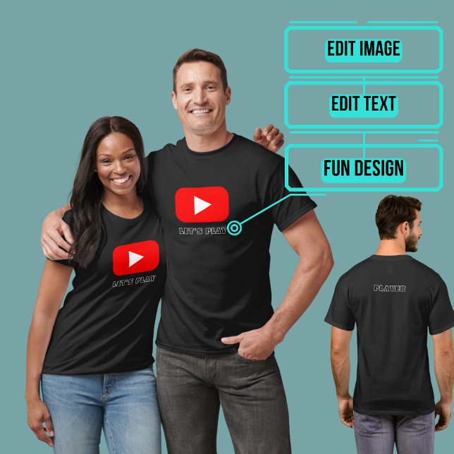 Låt oss spela Roligt Tee (Please enjoy our fun tee.)