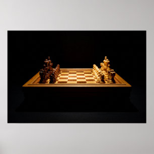 Låt oss spela schack poster