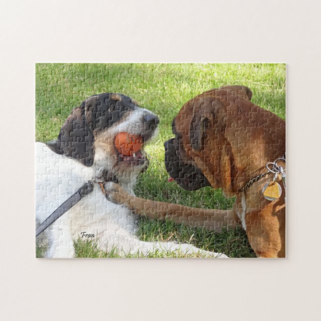 Låt oss spela tillsammans pussel (Horisontell)