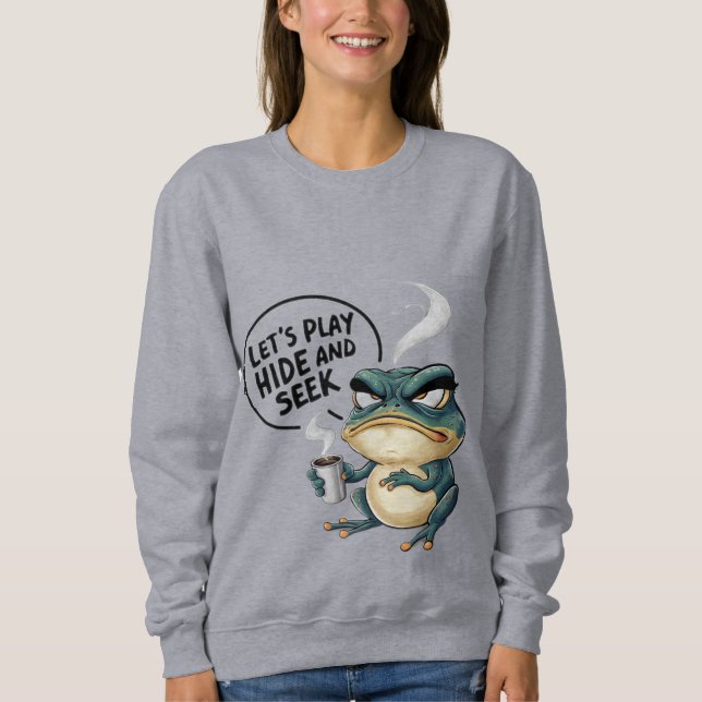 Låt oss spela upp göm och söka t shirt (Framsida)