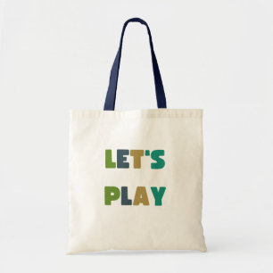 låt oss spela upp Totes Leksak Bags Tygkasse