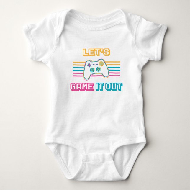 Låt oss spela ut det - Retro stil T Shirt (Framsida)