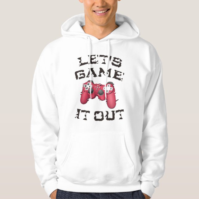 Låt oss spela ut hoodie (Framsida)