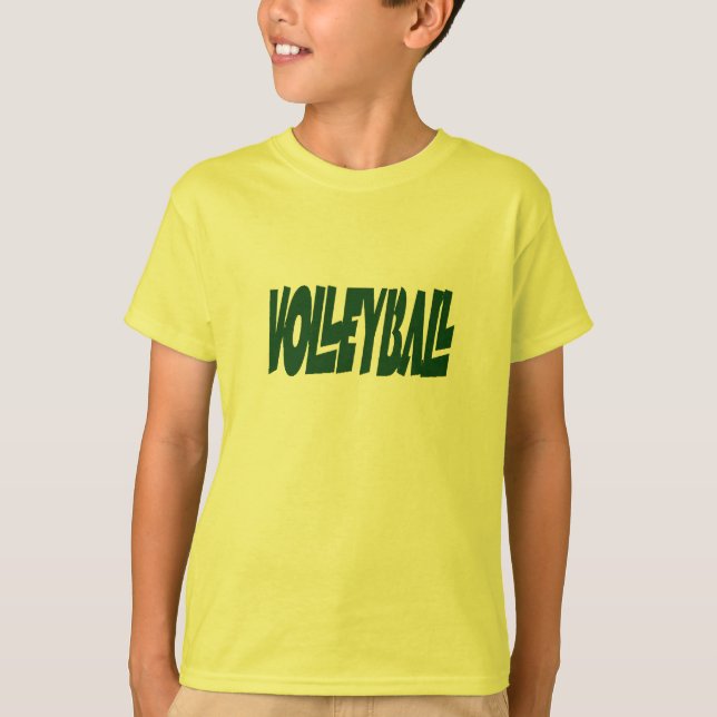 Låt oss spela Volleyball Kid's Tee (Framsida)