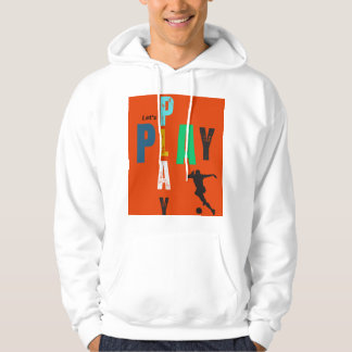 Låt oss speldesign hoodie