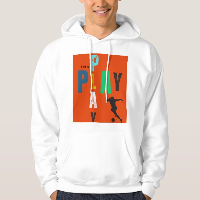 Låt oss speldesign hoodie (Framsida)