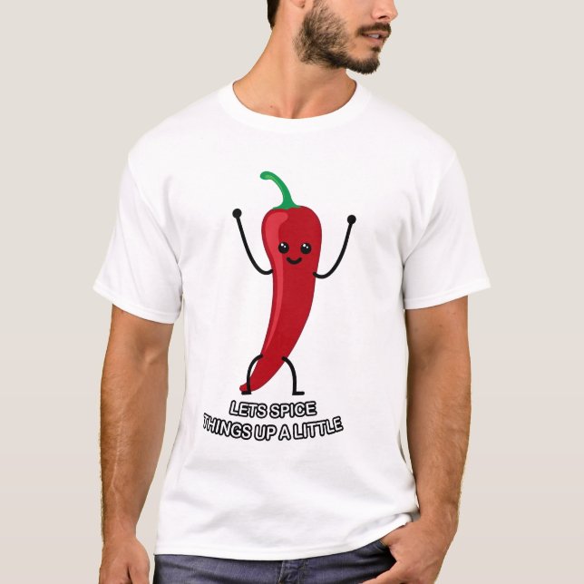 Låt oss Spice Sak! T Shirt (Framsida)