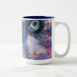 Låt oss Springa ALASKA 2-Ton 15oz kaffe mugg