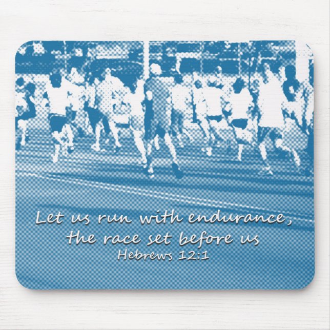 Låt oss springa vid tävling musmatta (Framsidan)