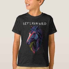 Låt oss springa vilt t shirt