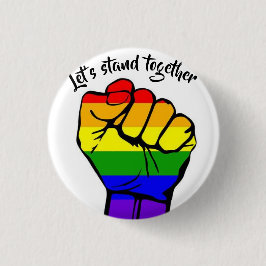 Låt oss stå tillsammans Flag. Knapp