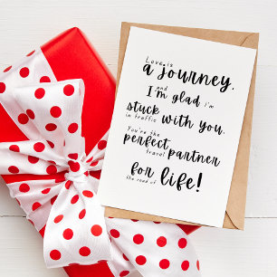 Låt oss stanna kvar till slutet - årsdagen Kärlek Kort