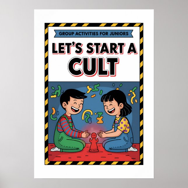 Låt oss starta en kultklubb poster (Framsidan)