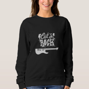 Låt oss Sten Electric Guitar Music Älskare Band Gu T Shirt