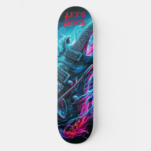 Låt oss Sten Guitar Mini Skateboard Bräda 18,5 Cm