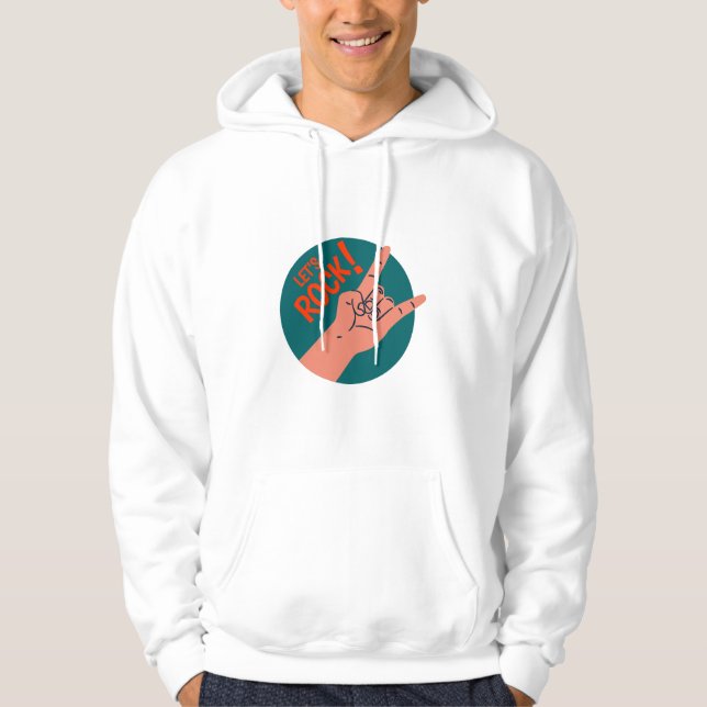 Låt oss Sten Manar Hoodie (Framsida)