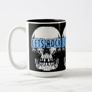 Låt oss Sten Skull Två-Tonad Mugg