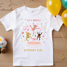 Låt oss studsa hoppapor barns födelsedag t shirt