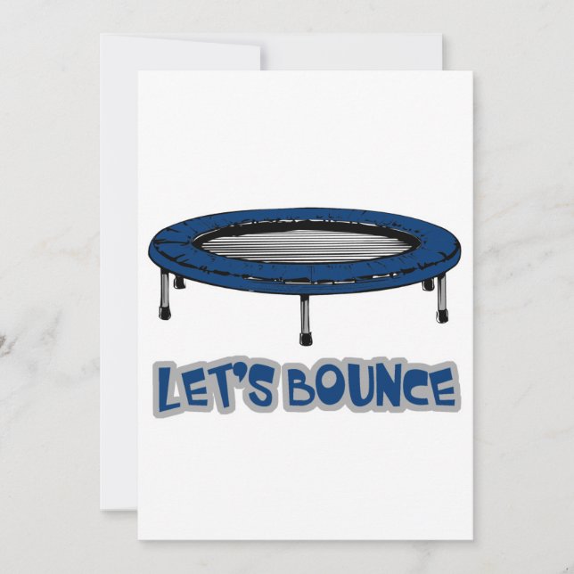 låt oss studsa trampolin design (Framsida)