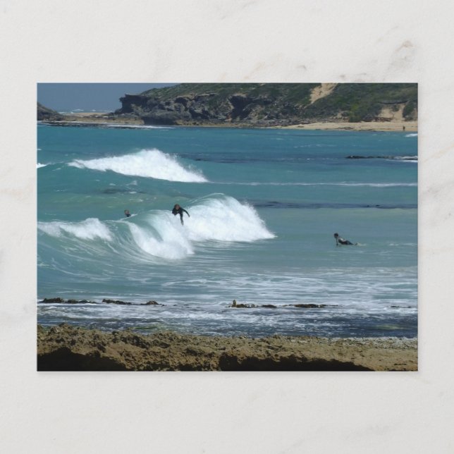 Låt oss surfa! vykort (Framsida)