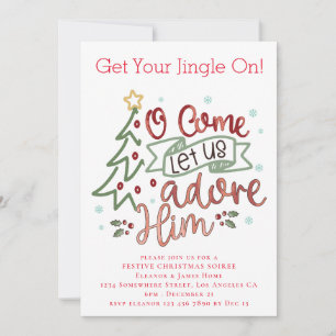 Låt oss ta honom God jul Inbjudningar