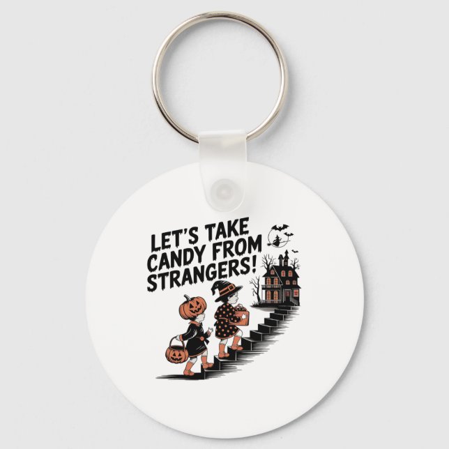 Låt oss ta kandy från Strangers Costume Nyckelring (Framsida)
