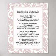 Låt oss tacka Blommigt Chef Dam Prayer i Ge