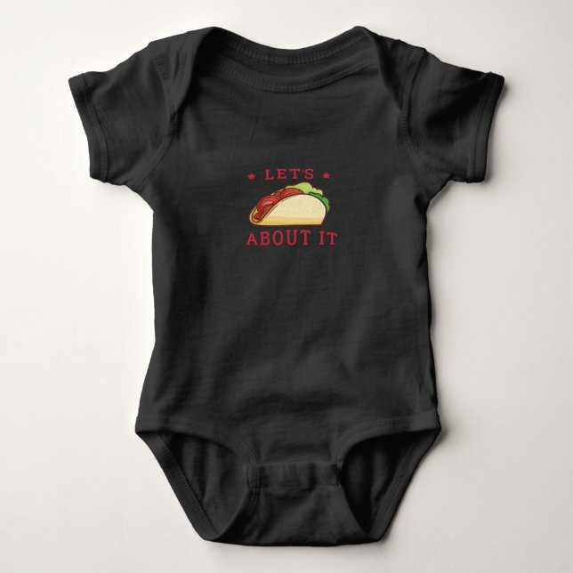 Låt oss Taco "Bout it - Lusnota Taco T Shirt (Framsida)