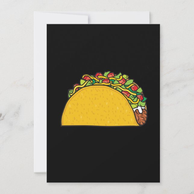 Låt oss Taco Bout it Taco Pun Cute Taco Spara Datumet (Framsida)