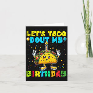 Låt oss Taco Bout Min födelsedag Lusnyj Mexikanska Kort