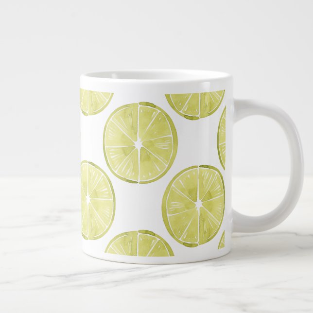Låt oss Taco om det | Lime Mönster Jumbo Mugg (Höger)