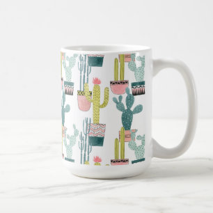 Låt oss Taco om Kärlek Cactus Mönster Kaffemugg
