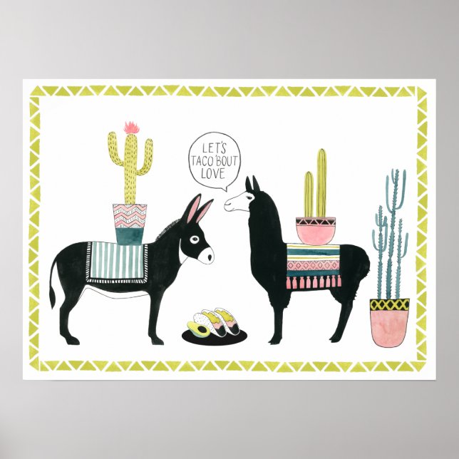 Låt oss Taco Om Kärlek Poster (Framsidan)