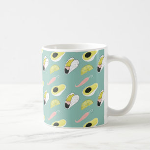 Låt oss Taco Om Kärlek Taco Inslag Mönster Kaffemugg