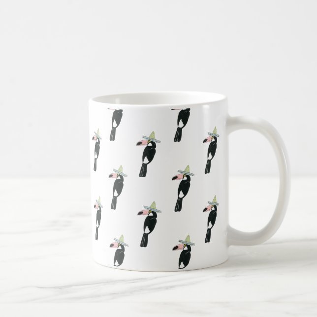 Låt oss Taco Om Kärlek | Toucan Sombrero Kaffemugg (Höger)