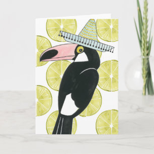 Låt oss Taco Om Kärlek Toucan Sombrero Kort