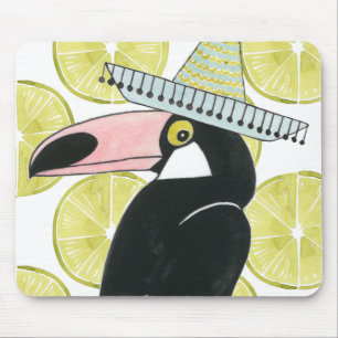 Låt oss Taco om Kärlek Toucan Sombrero Musmatta