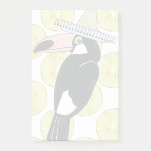 Låt oss Taco om Kärlek Toucan Sombrero Post-it Block
