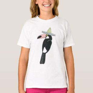 Låt oss Taco Om Kärlek   Toucan Sombrero T Shirt