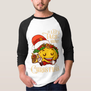 låt oss taco om Mexikanska julpyjamas T Shirt
